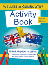 Load image into Gallery viewer, Wellies or Gumboots? Activity Book