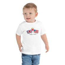 Load image into Gallery viewer, Toddler T-shirt Flags (UK+USA)