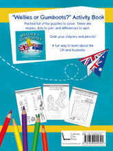 Load image into Gallery viewer, Wellies or Gumboots? Activity Book
