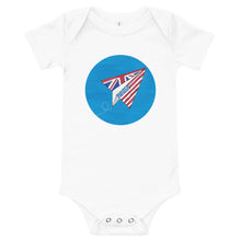 Load image into Gallery viewer, Baby one piece UK-US Plane
